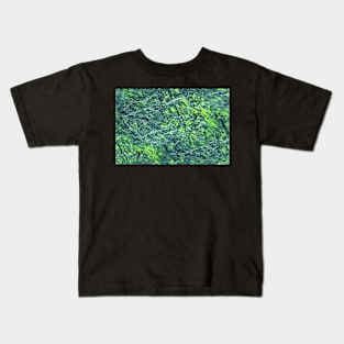 Emerald green marble color fancy Kids T-Shirt